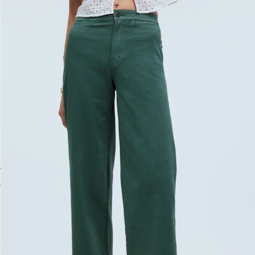 Tall Madewell Emmett Wide Leg Crop Pant